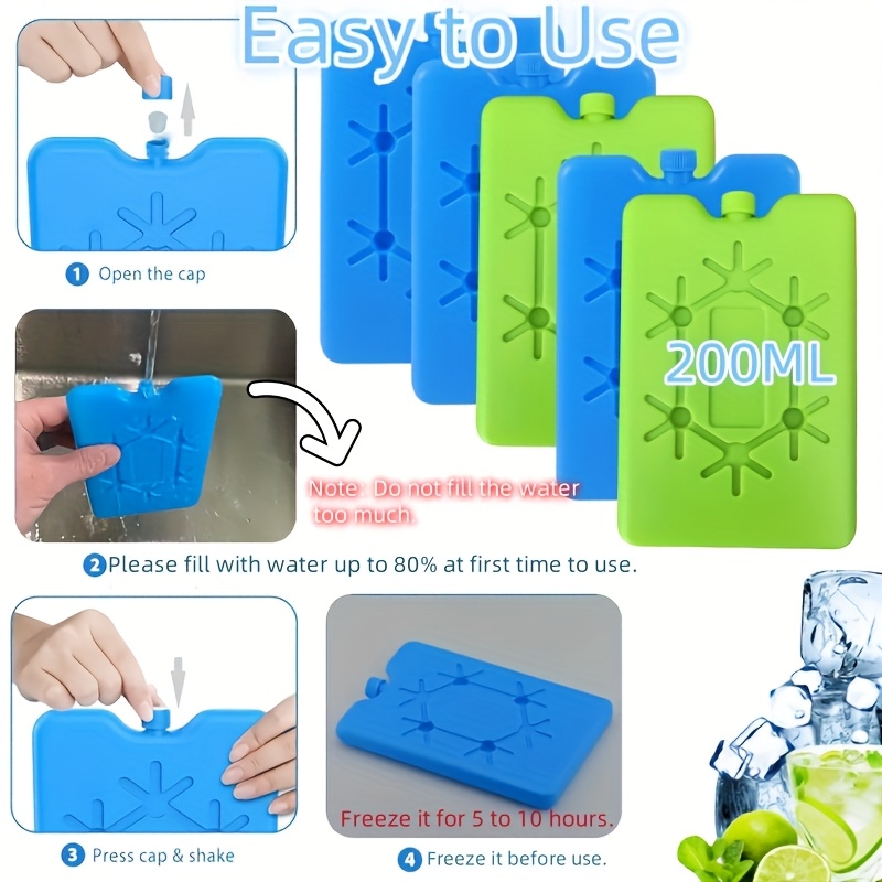 1-5 Piece Ice Block for Insula - đánh giá và giá Food Storage Hiking