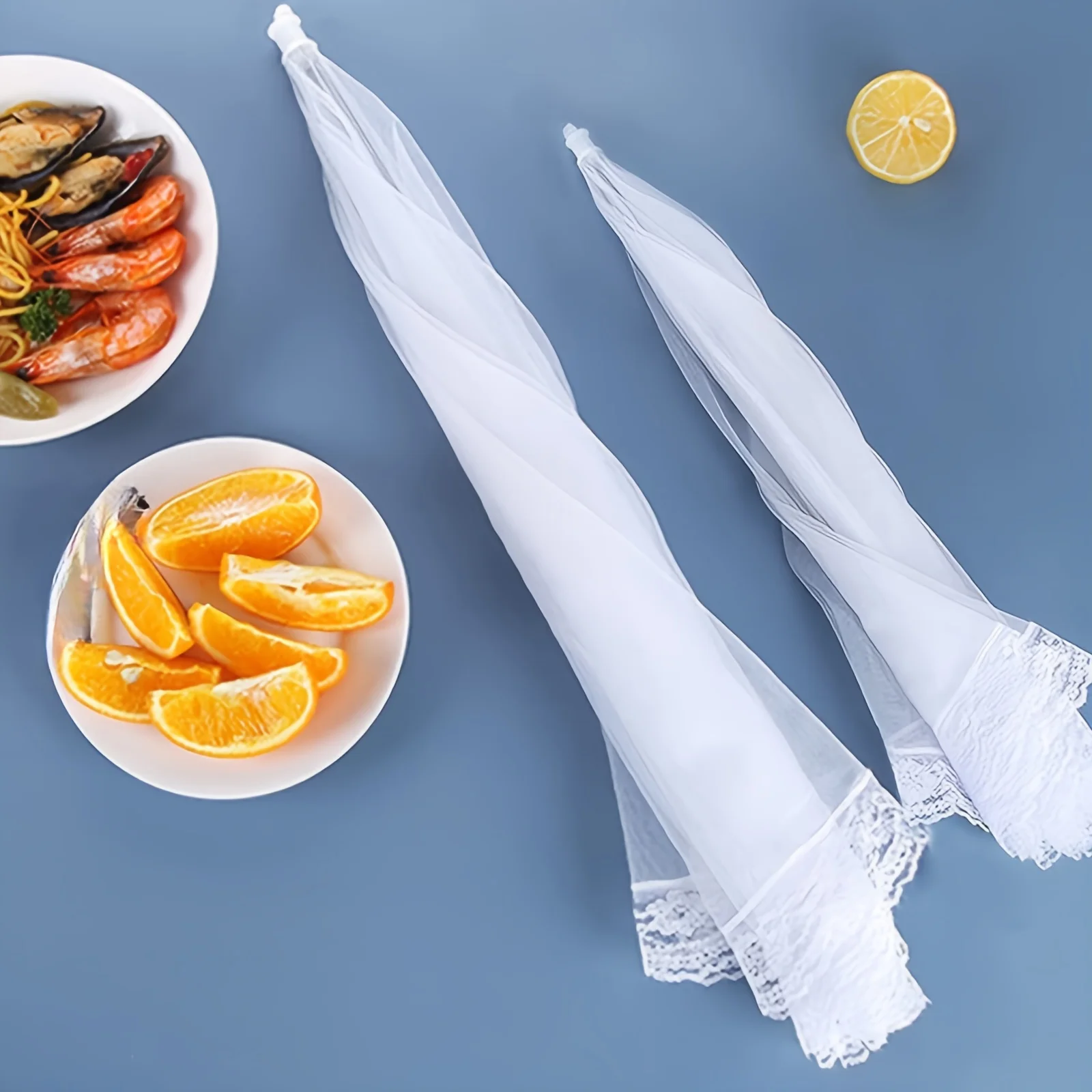 Large pop-up white mesh food c - đánh giá và giá Food Storage Net