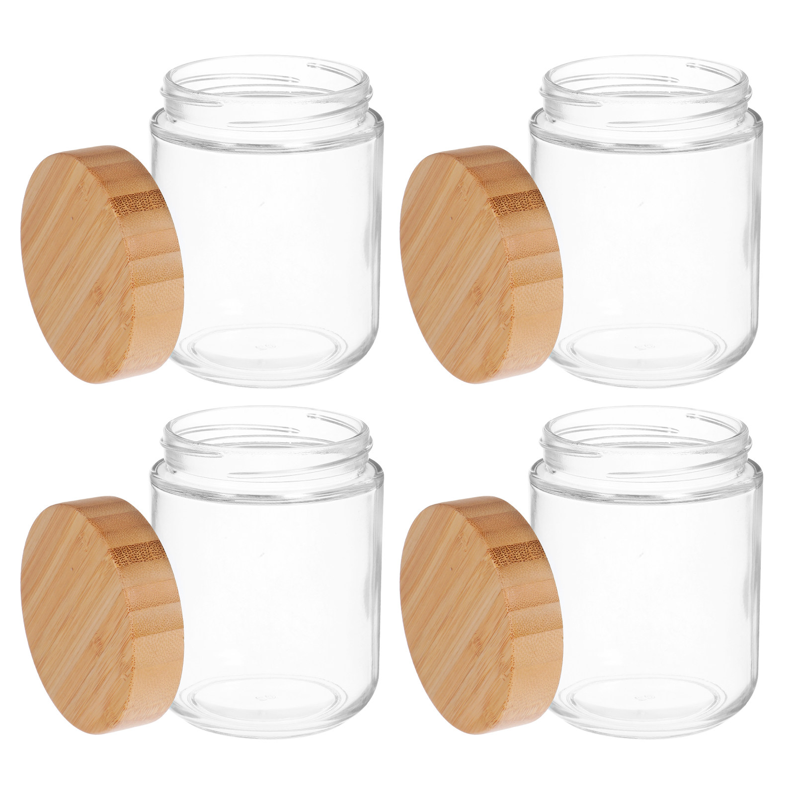 4Pcs Glass Kitchen Storage Jar - đánh giá và giá Food Storage Glass Jar