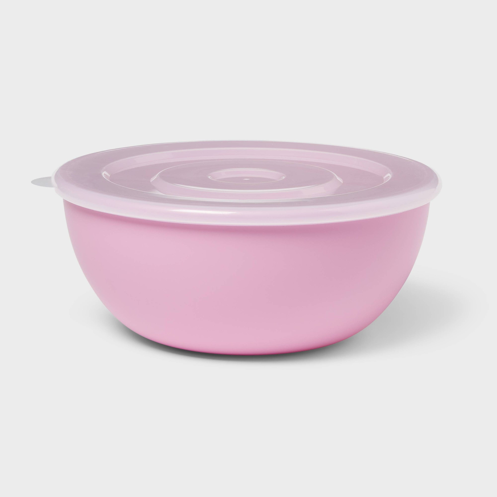 Pink Bowl With Matching Lid, D - đánh giá và giá Food Storage Meal Prep