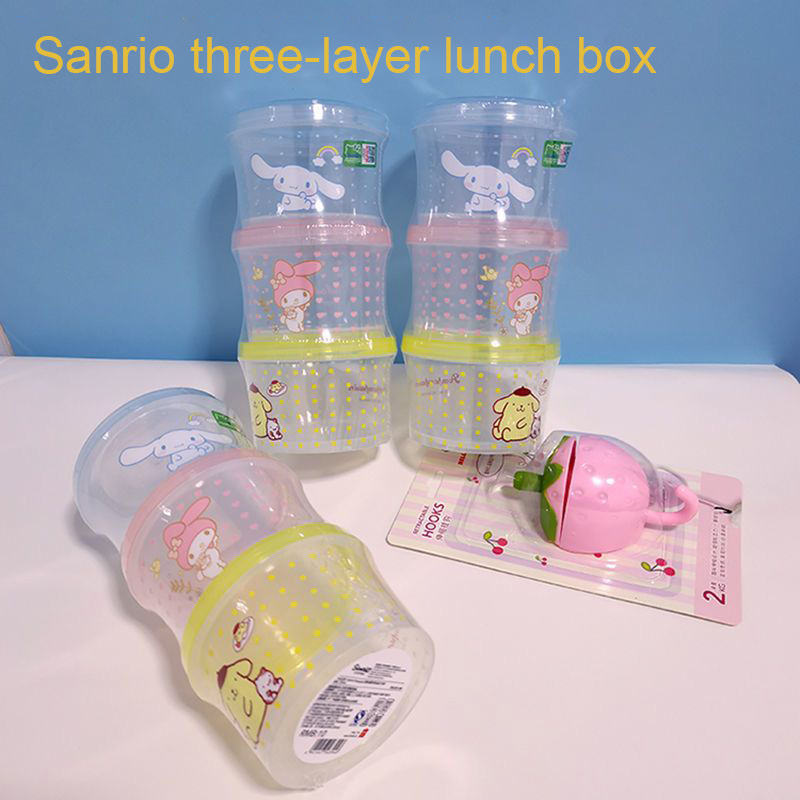 Kitty Bento Box Set 3 Pieces C - đánh giá và giá Food Storage Quart